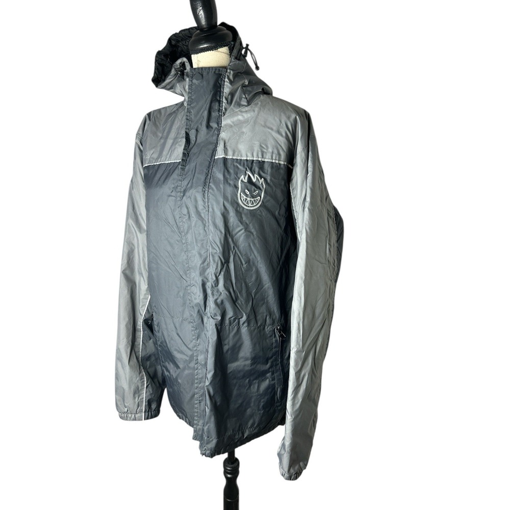 Spitfire Classic 87 Jacket Large BLK/Grey Reflect EUC Skate Coat